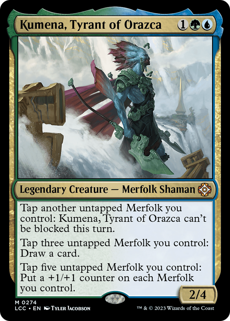 Kumena, Tyrant of Orazca [The Lost Caverns of Ixalan Commander] - Evolution TCG