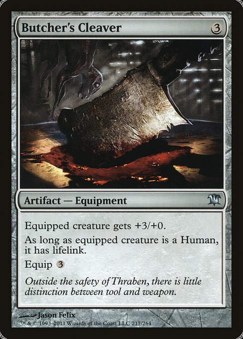 Butcher's Cleaver [Innistrad] - Evolution TCG