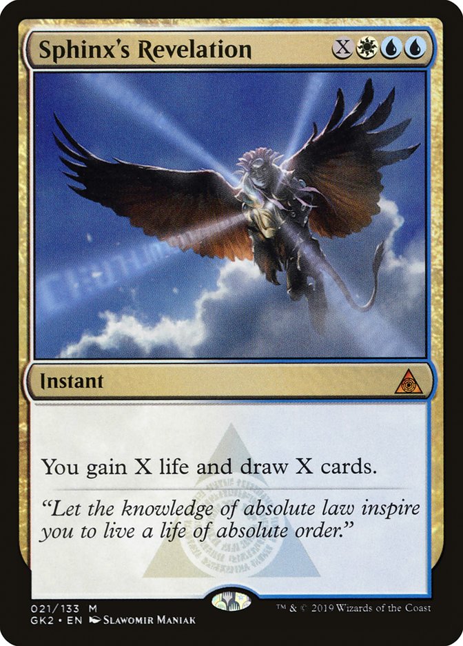 Sphinx's Revelation [Ravnica Allegiance Guild Kit] - Evolution TCG