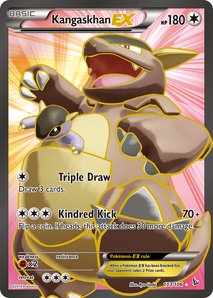 WF - Mega Kangaskhan EX Custom Pokemon Card by KryptixDesigns on DeviantArt