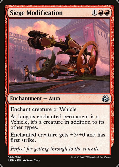 Siege Modification [Aether Revolt] - Evolution TCG