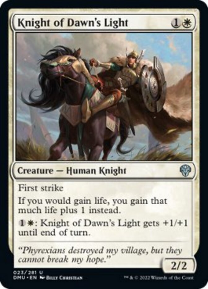 Knight of Dawn's Light [Dominaria United] - Evolution TCG