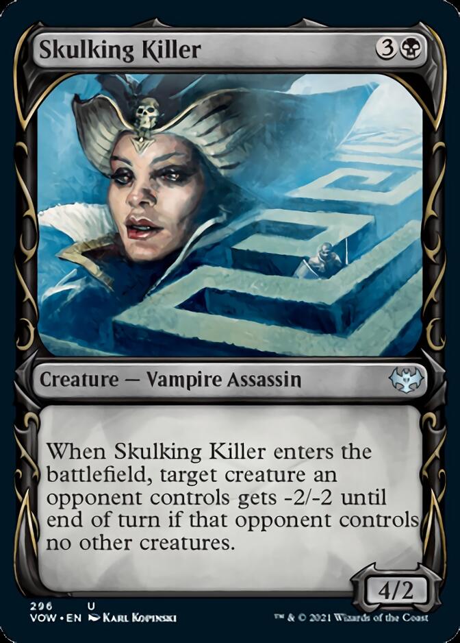 Skulking Killer (Showcase Fang Frame) [Innistrad: Crimson Vow] - Evolution TCG