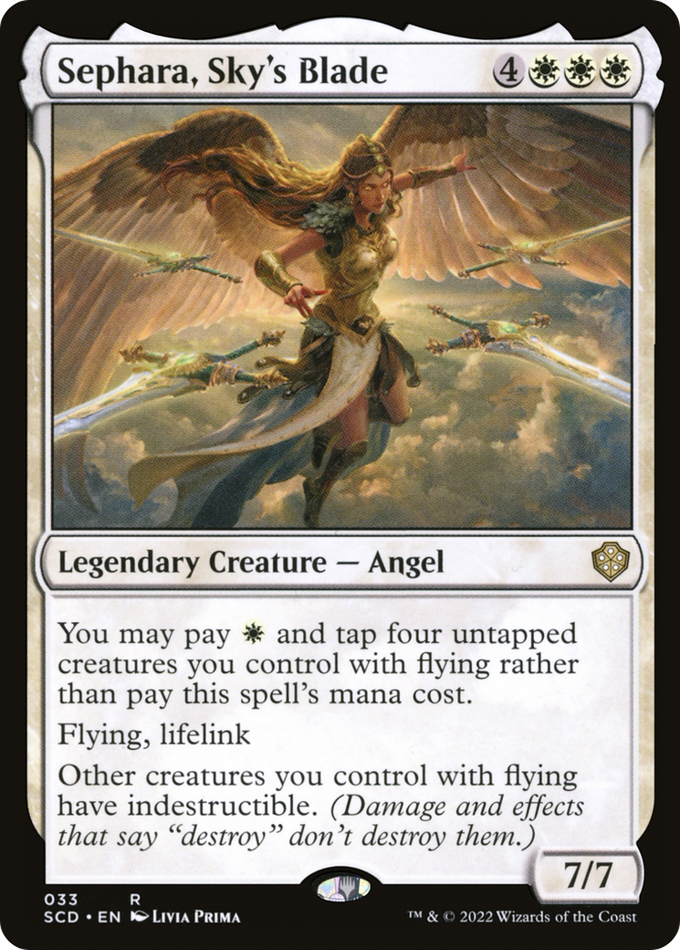 Sephara, Sky's Blade [Starter Commander Decks] - Evolution TCG