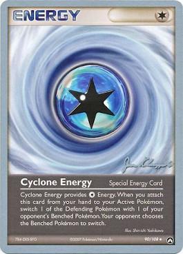 Cyclone Energy (90/108) (Psychic Lock - Jason Klaczynski) [World Championships 2008] - Evolution TCG