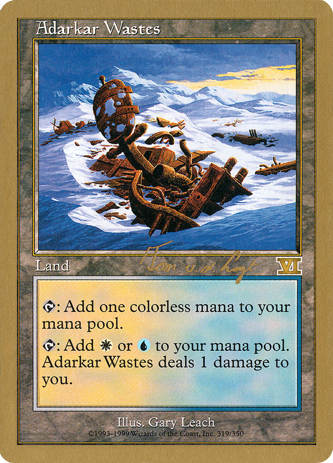 Adarkar Wastes (Tom van de Logt) [World Championship Decks 2000] - Evolution TCG