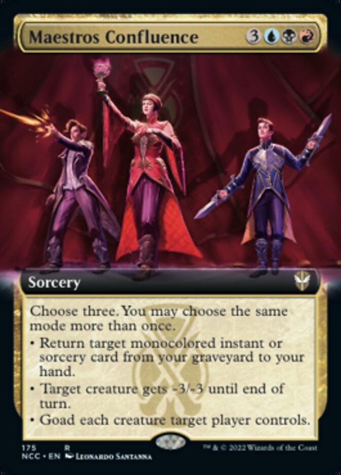 Maestros Confluence (Extended Art) [Streets of New Capenna Commander] - Evolution TCG