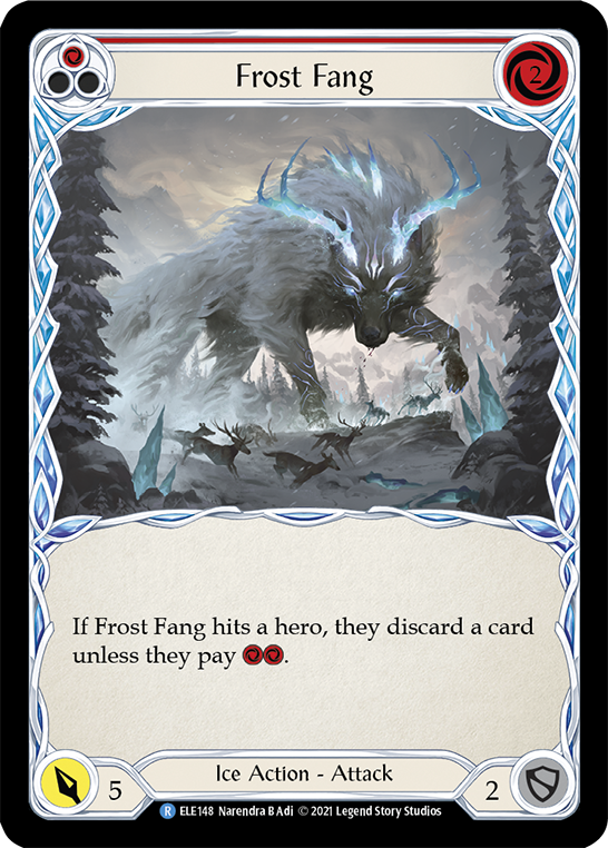 Frost Fang (Red) [ELE148] (Tales of Aria)  1st Edition Normal - Evolution TCG