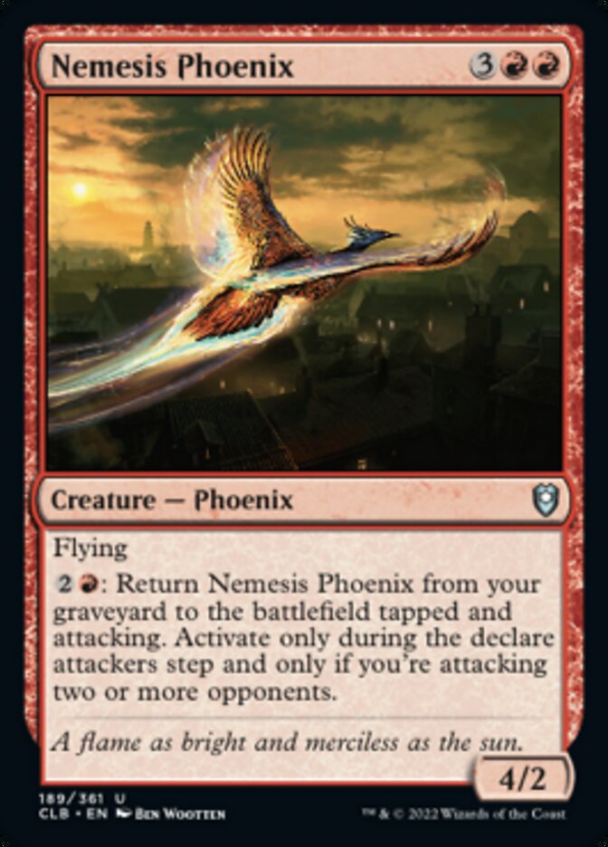Nemesis Phoenix [Commander Legends: Battle for Baldur's Gate] - Evolution TCG