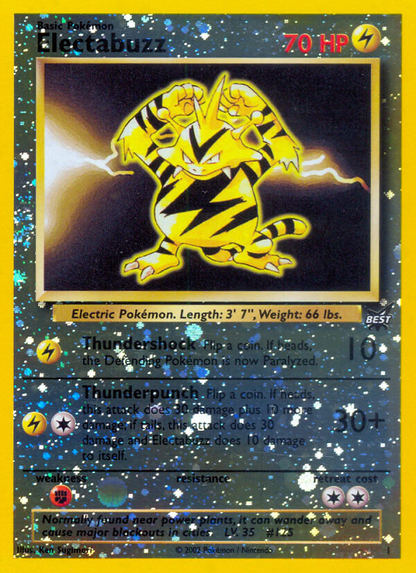 Electabuzz (1) [Best of Promos] - Evolution TCG