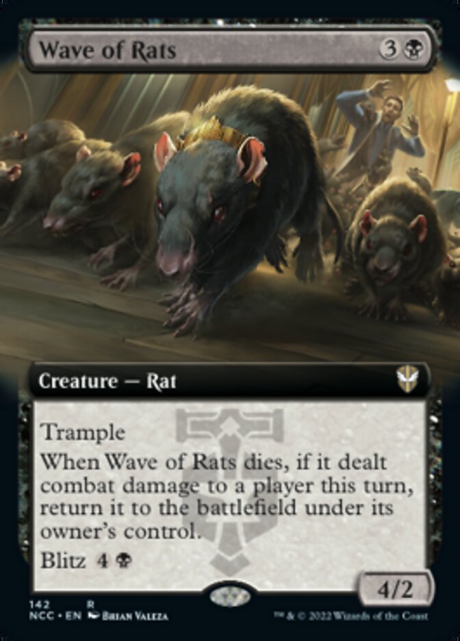 Wave of Rats (Extended Art) [Streets of New Capenna Commander] - Evolution TCG