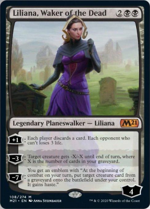 Liliana, Waker of the Dead [Core Set 2021] - Evolution TCG