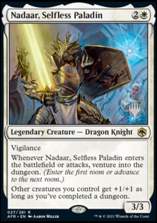 Nadaar, Selfless Paladin (Promo Pack) [Dungeons & Dragons: Adventures in the Forgotten Realms Promos] - Evolution TCG