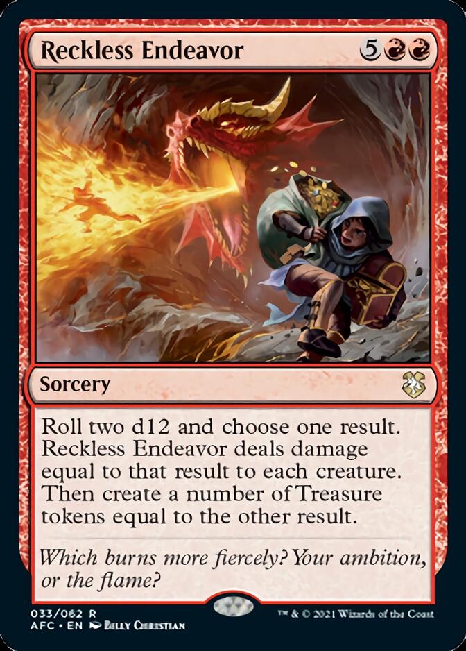 Reckless Endeavor [Dungeons & Dragons: Adventures in the Forgotten Realms Commander] - Evolution TCG