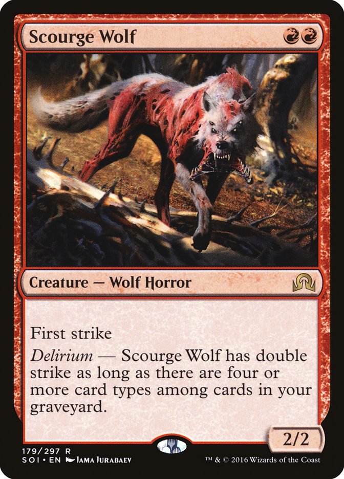 Scourge Wolf [Shadows over Innistrad] - Evolution TCG