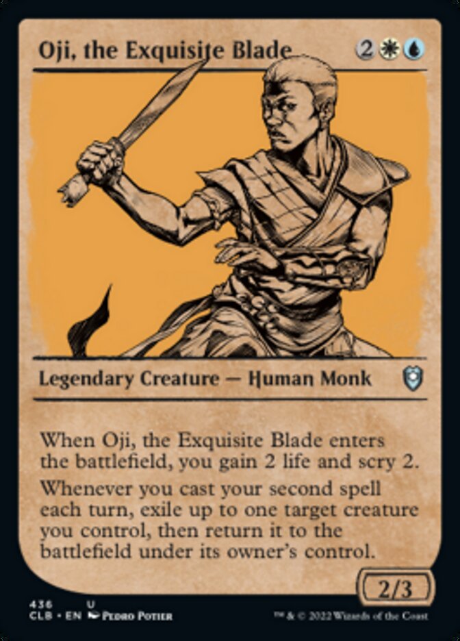 Oji, the Exquisite Blade (Showcase) [Commander Legends: Battle for Baldur's Gate] - Evolution TCG
