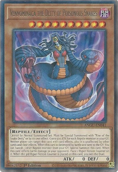 Vennominaga the Deity of Poisonous Snakes (Rare) [ANGU-EN041] Rare - Evolution TCG