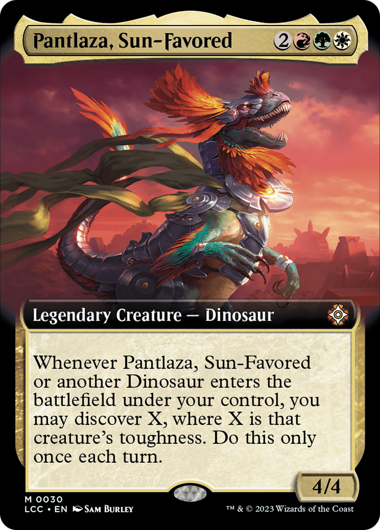 Pantlaza, Sun-Favored (Extended Art) [The Lost Caverns of Ixalan Commander] - Evolution TCG