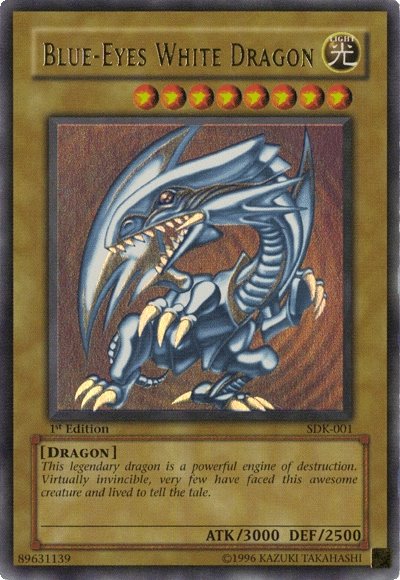 Blue-Eyes White Dragon [SDK-001] Ultra Rare - Evolution TCG