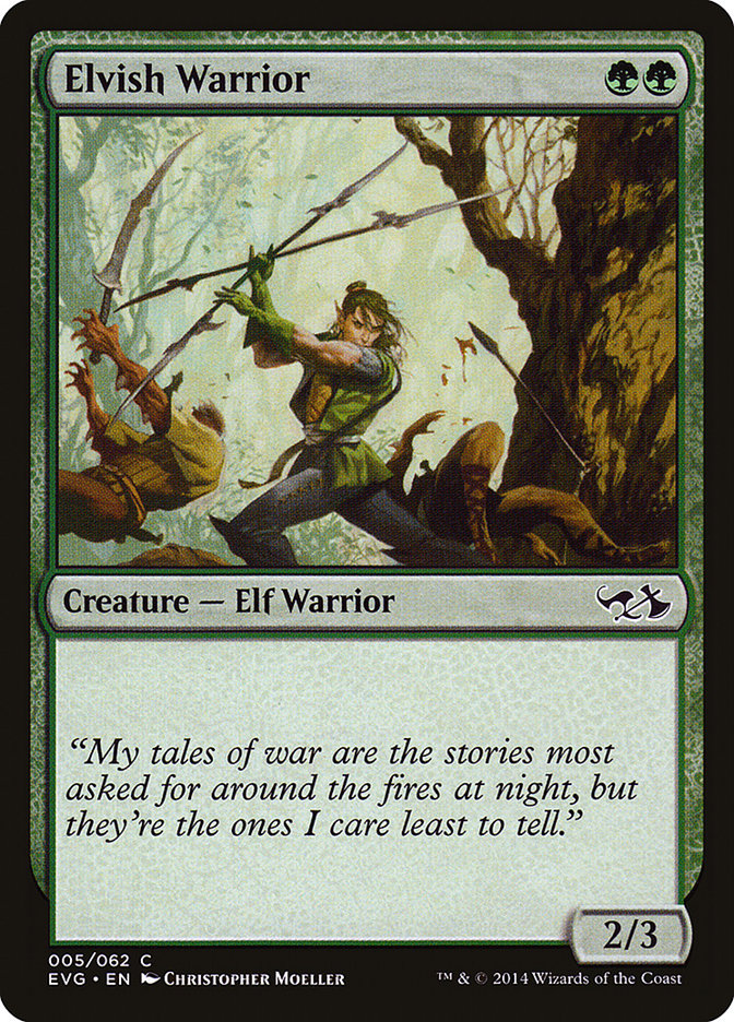 Elvish Warrior (Elves vs. Goblins) [Duel Decks Anthology] - Evolution TCG