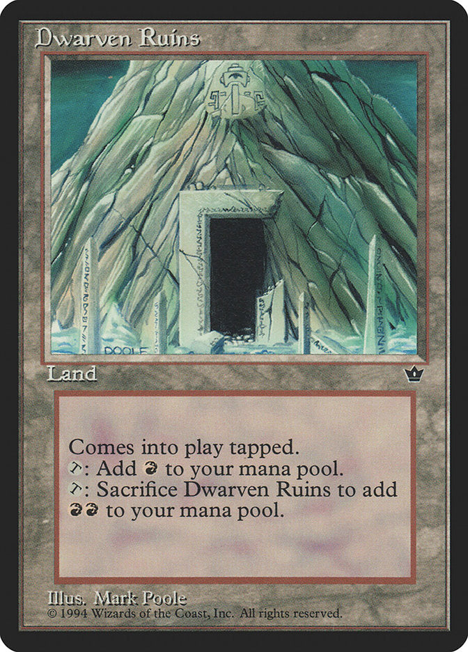 Dwarven Ruins [Fallen Empires] - Evolution TCG | Evolution TCG