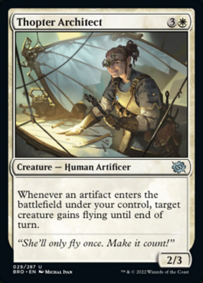 Thopter Architect [The Brothers' War] - Evolution TCG