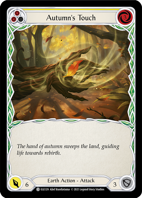 Autumn's Touch (Yellow) [ELE129] (Tales of Aria)  1st Edition Normal - Evolution TCG