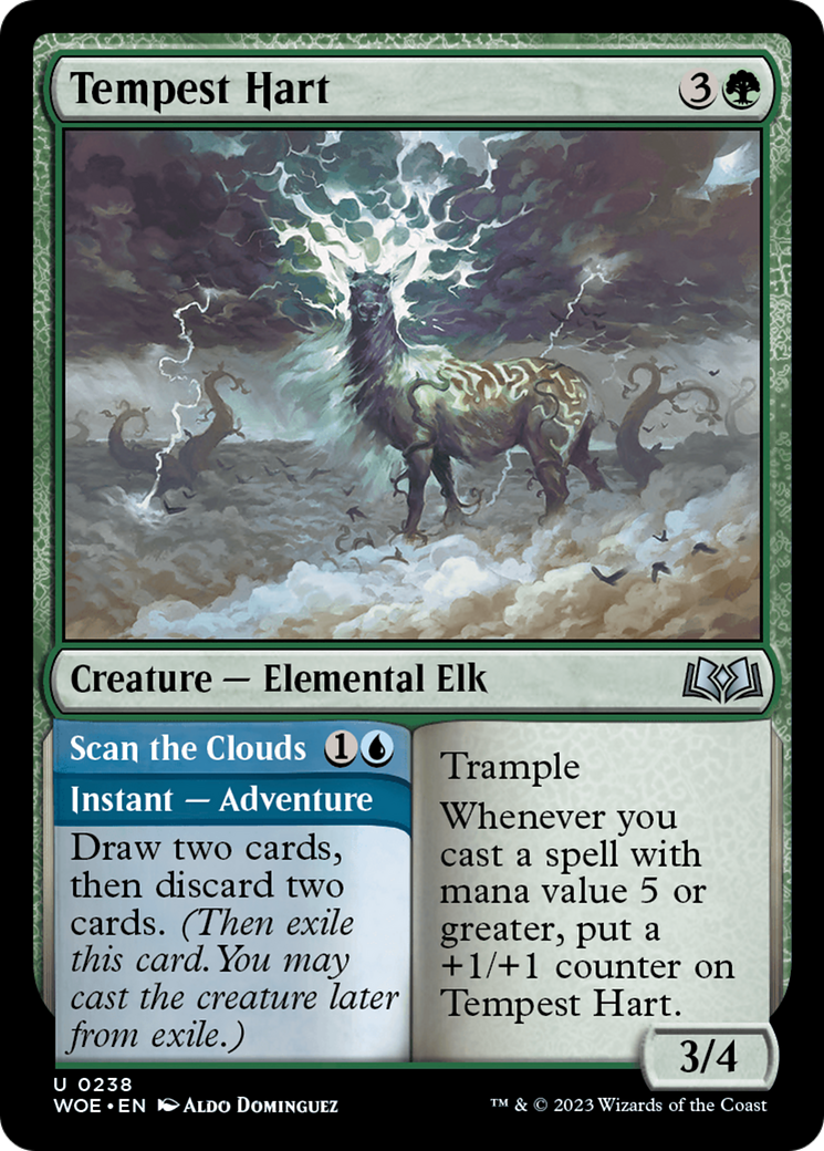 Tempest Hart // Scan the Clouds [Wilds of Eldraine] - Evolution TCG