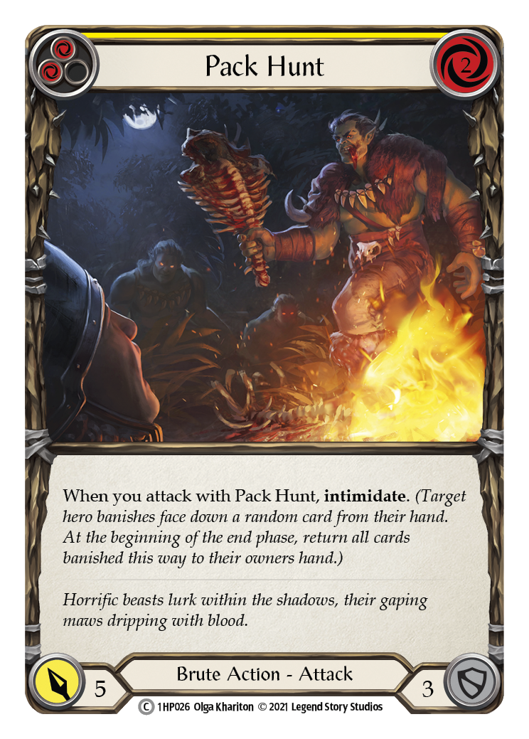 Pack Hunt (Yellow) [1HP026] (History Pack 1) - Evolution TCG