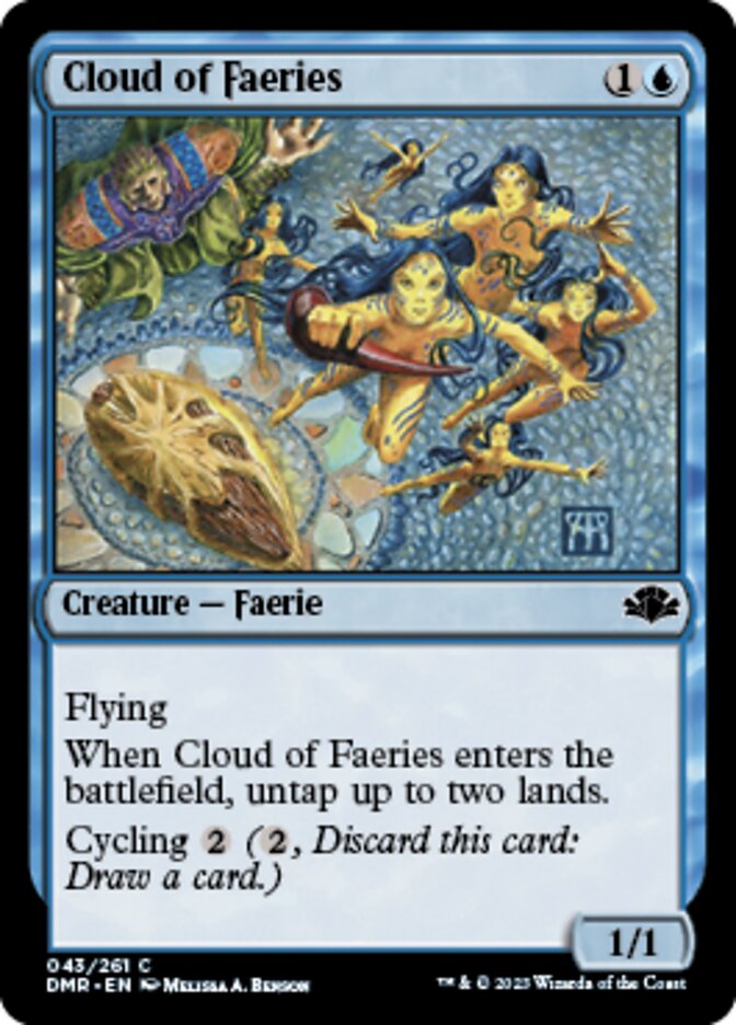 Cloud of Faeries [Dominaria Remastered] - Evolution TCG