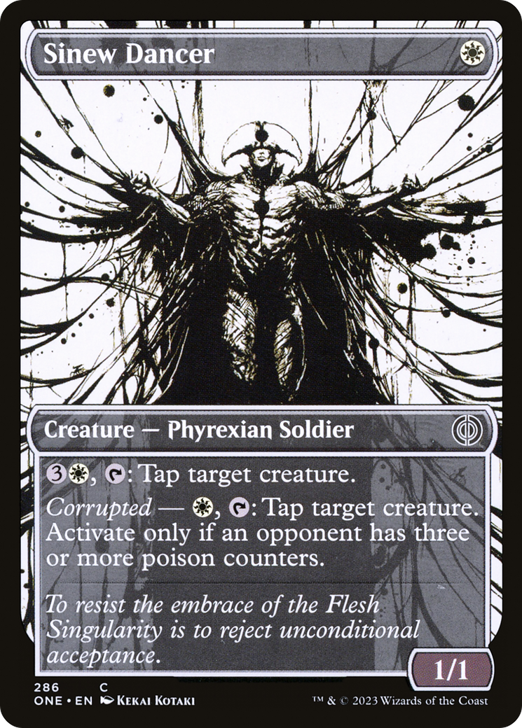 Sinew Dancer (Showcase Ichor) [Phyrexia: All Will Be One] - Evolution TCG