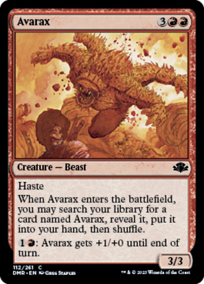 Avarax [Dominaria Remastered] - Evolution TCG