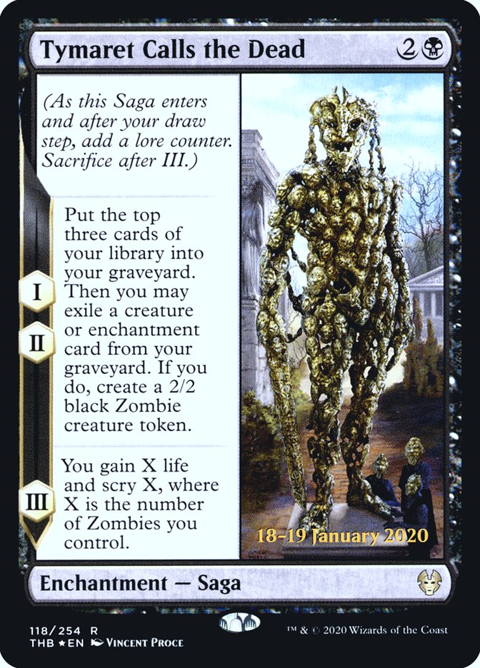 Tymaret Calls the Dead [Theros Beyond Death Prerelease Promos] - Evolution TCG