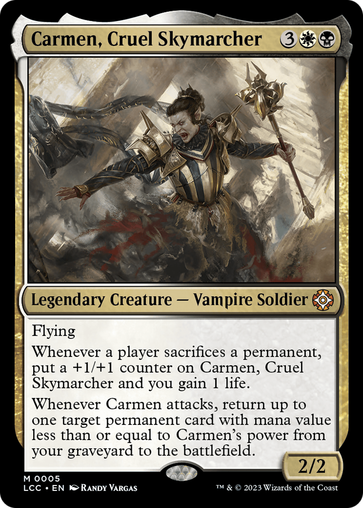 Carmen, Cruel Skymarcher [The Lost Caverns of Ixalan Commander] - Evolution TCG