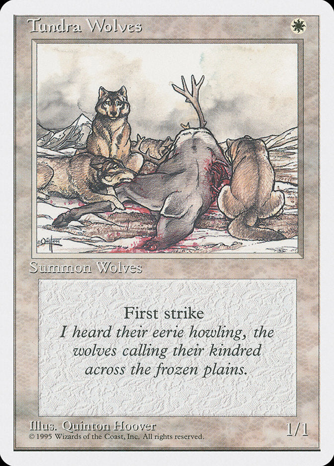 Tundra Wolves [Fourth Edition] - Evolution TCG