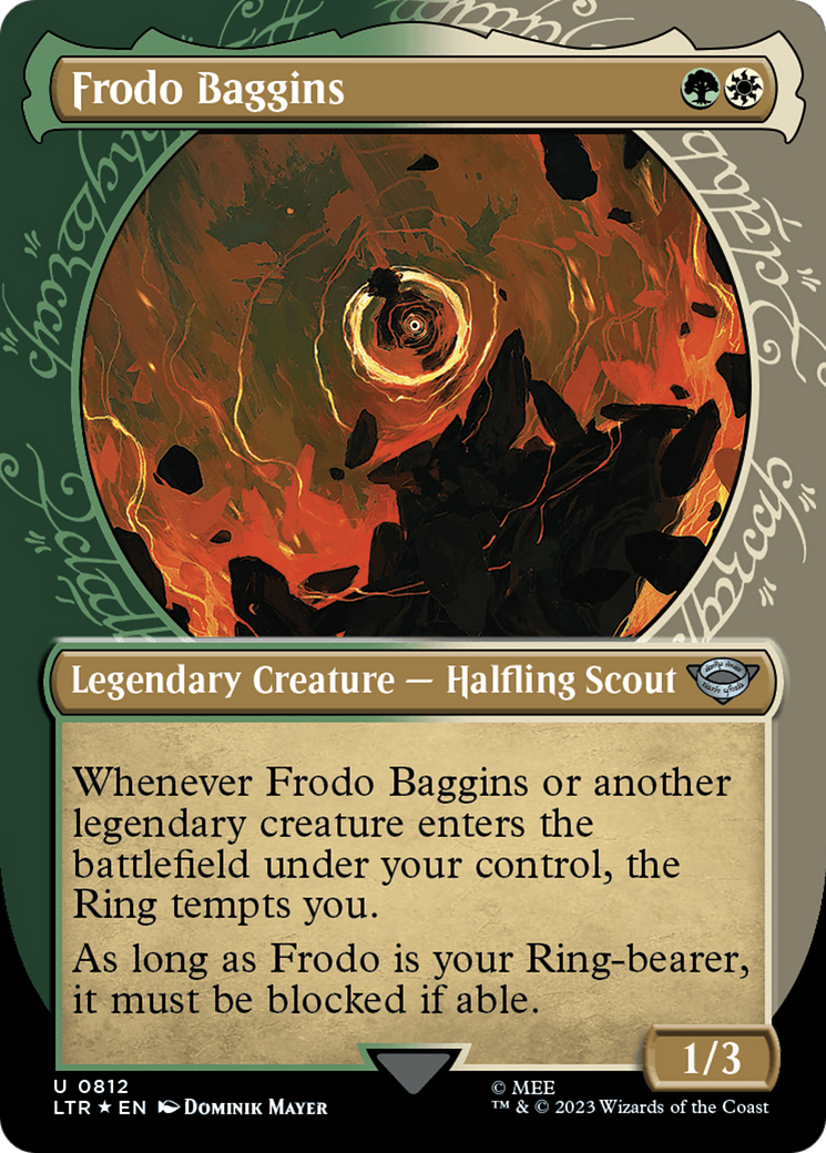 Frodo Baggins (Showcase) (Surge Foil) [The Lord of the Rings: Tales of Middle-Earth] - Evolution TCG