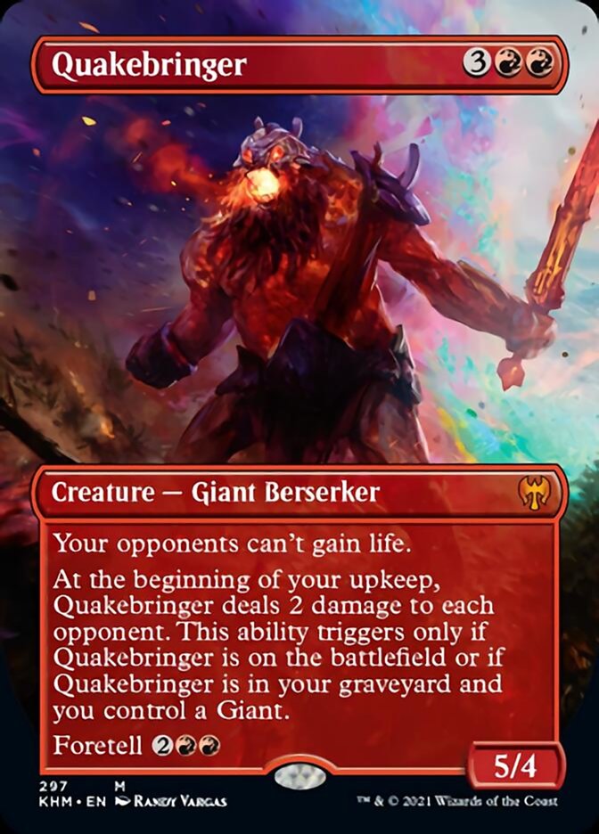 Quakebringer (Borderless Alternate Art) [Kaldheim] - Evolution TCG