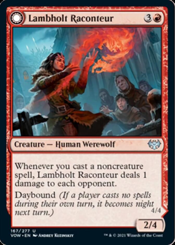 Lambholt Raconteur // Lambholt Ravager [Innistrad: Crimson Vow] - Evolution TCG