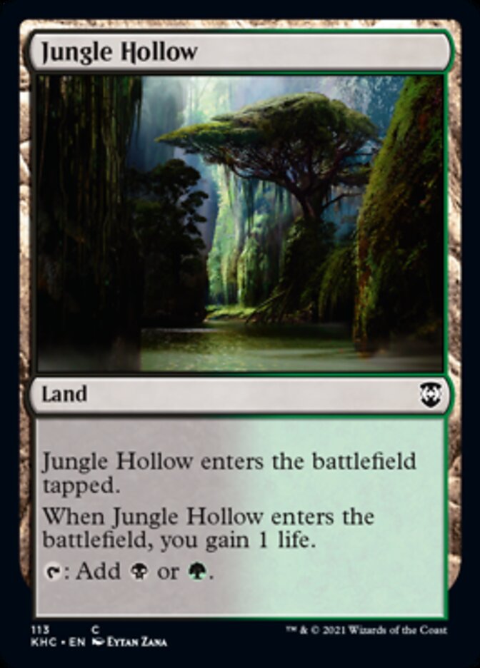 Jungle Hollow [Kaldheim Commander] - Evolution TCG
