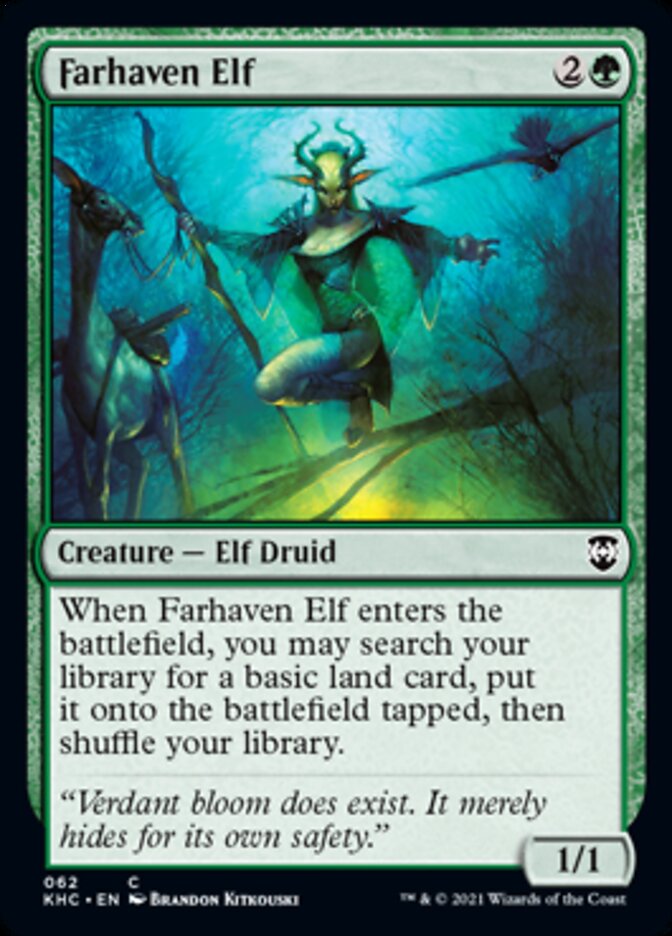 Farhaven Elf [Kaldheim Commander] - Evolution TCG