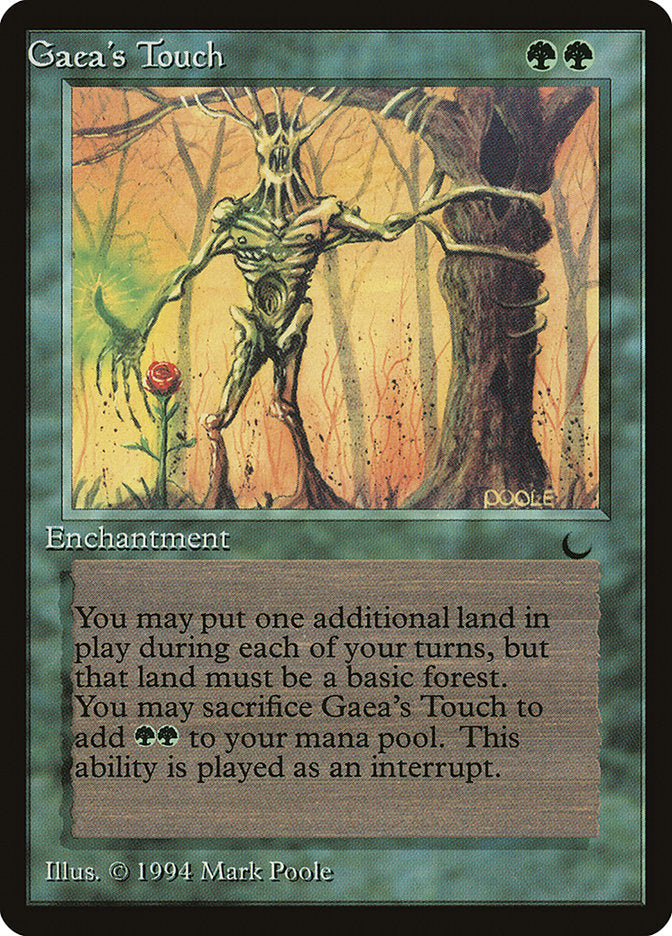 Gaea's Touch (Misprinted) [The Dark] - Evolution TCG