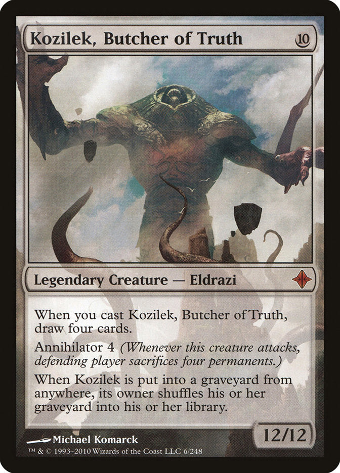 Kozilek, Butcher of Truth [Rise of the Eldrazi] - Evolution TCG | Evolution TCG