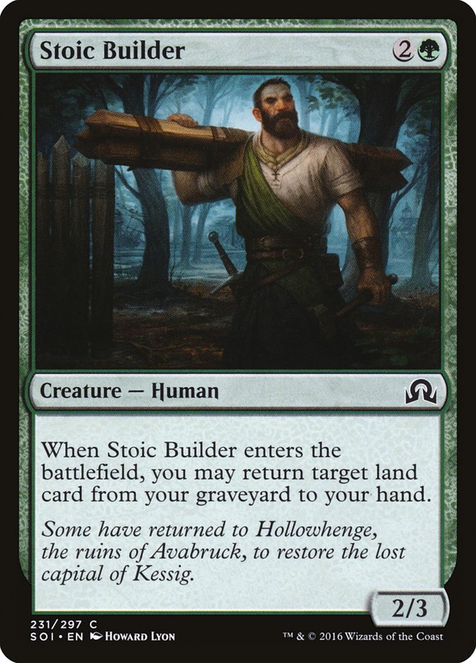 Stoic Builder [Shadows over Innistrad] - Evolution TCG | Evolution TCG