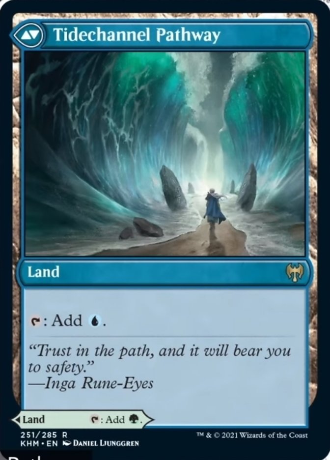 Barkchannel Pathway // Tidechannel Pathway [Kaldheim] - Evolution TCG