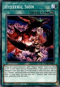 Hysteric Sign [LDS2-EN083] Common - Evolution TCG