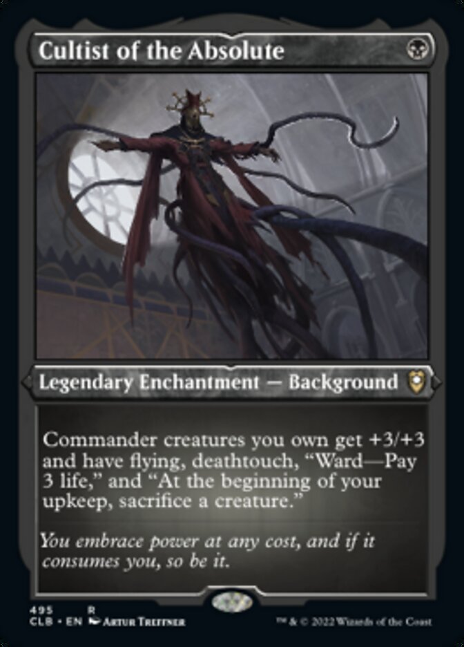 Cultist of the Absolute (Foil Etched) [Commander Legends: Battle for Baldur's Gate] - Evolution TCG
