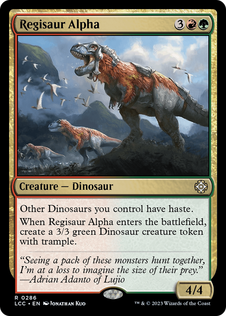 Regisaur Alpha [The Lost Caverns of Ixalan Commander] - Evolution TCG