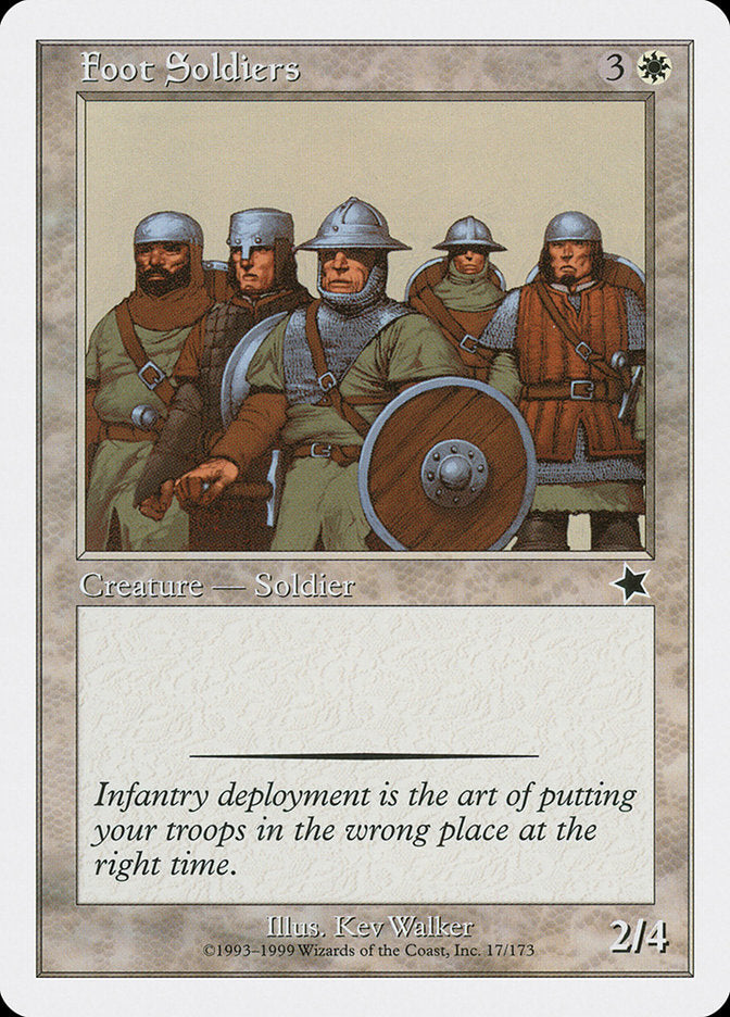 Foot Soldiers [Starter 1999] - Evolution TCG