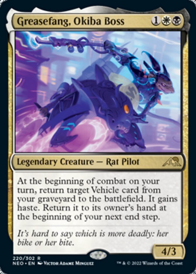 Greasefang, Okiba Boss [Kamigawa: Neon Dynasty] - Evolution TCG