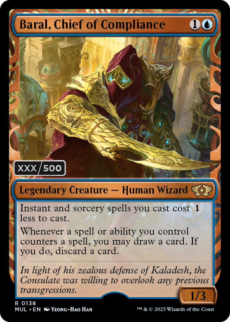 Baral, Chief of Compliance (Serialized) [Multiverse Legends] - Evolution TCG